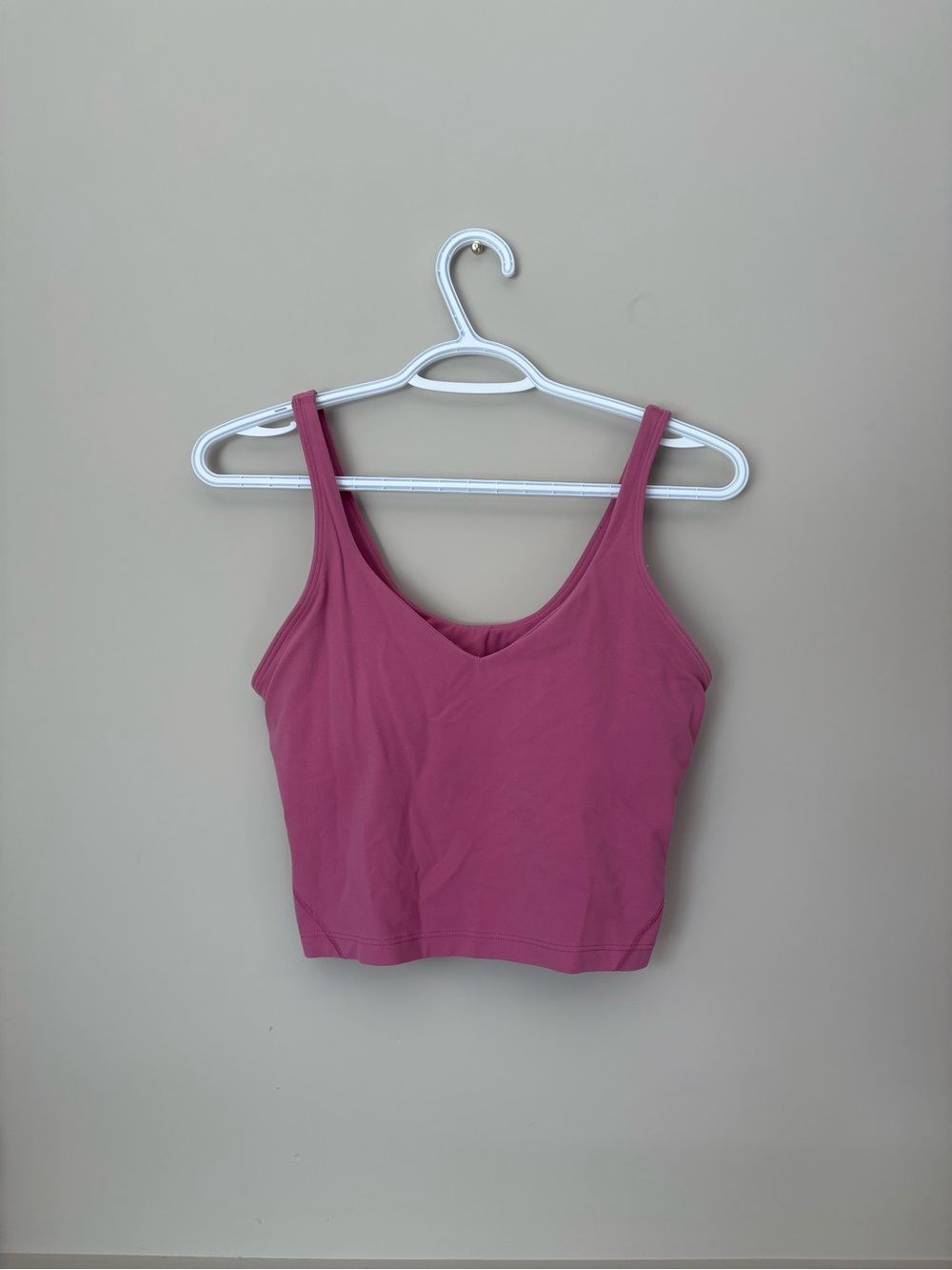 lululemon athletica Raspberry Pink Cropped Tank
